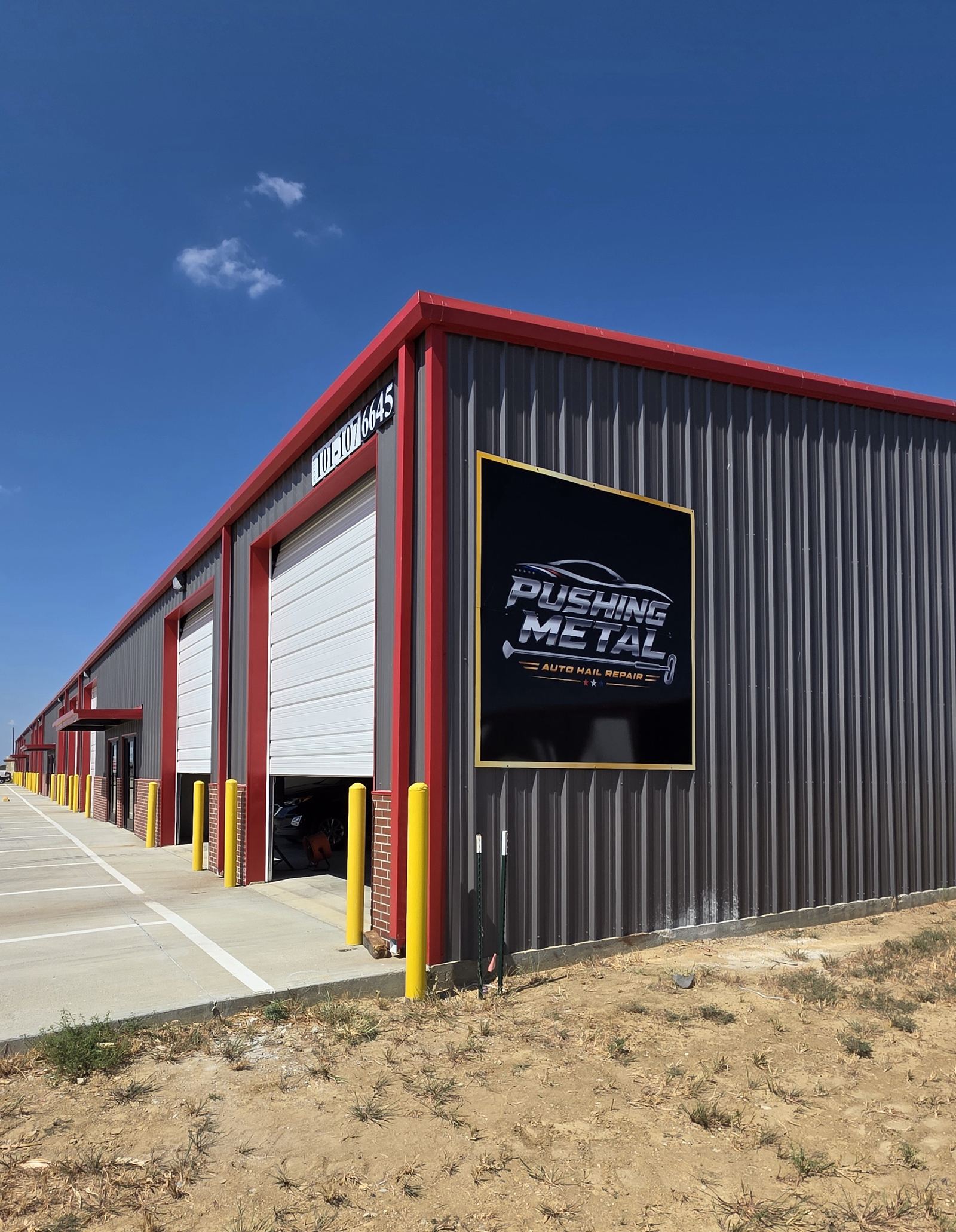 Pushing Metal Auto Hail Repair building exterior
